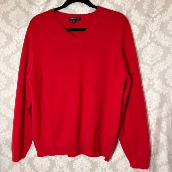 Lands’ End Cashmere Sweater Woman L New - Picture 1 of 13
